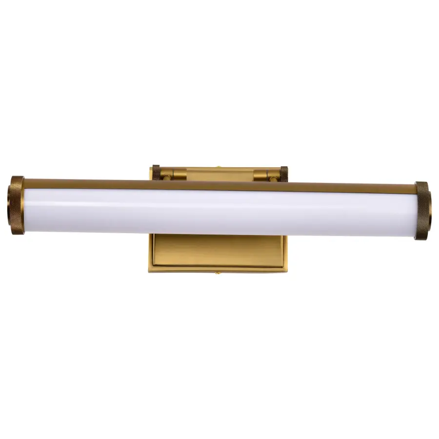 Cora 18" LED Vanity Light - Vintage Brass - Image 7