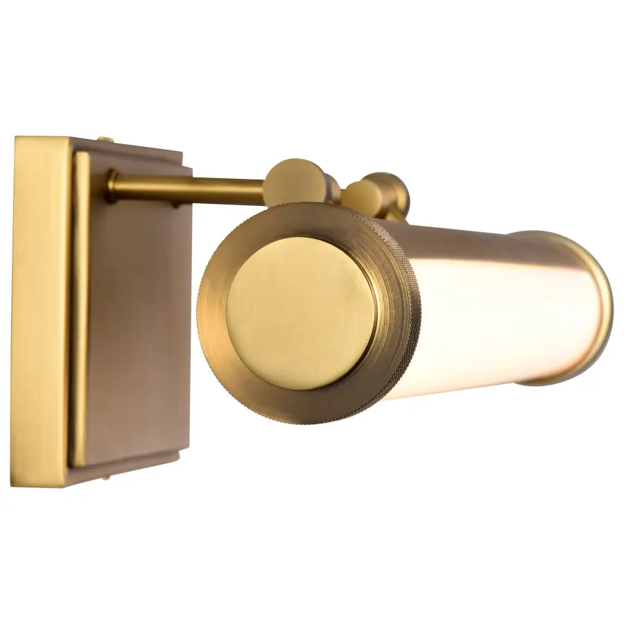 Cora 18" LED Vanity Light - Vintage Brass - Image 10