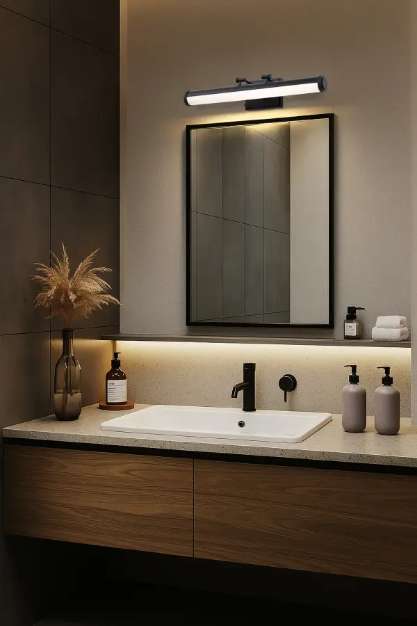 Cora 24" LED Vanity Light - Black - Image 18