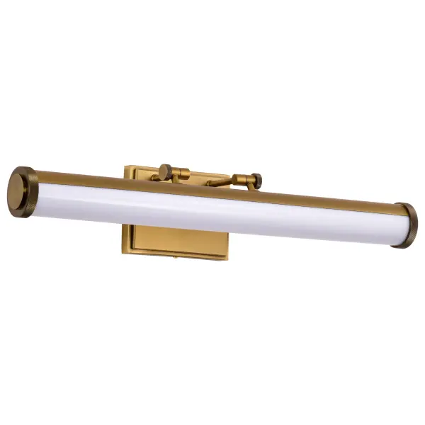 Cora 24" LED Vanity Light - Vintage Brass - Image 1