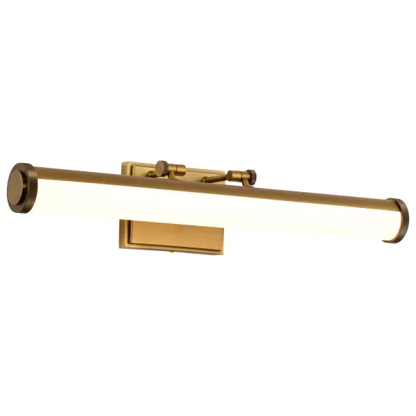 Cora 24" LED Vanity Light - Vintage Brass - Image 2