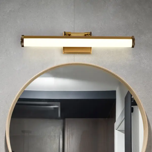 Cora 24" LED Vanity Light - Vintage Brass - Image 17