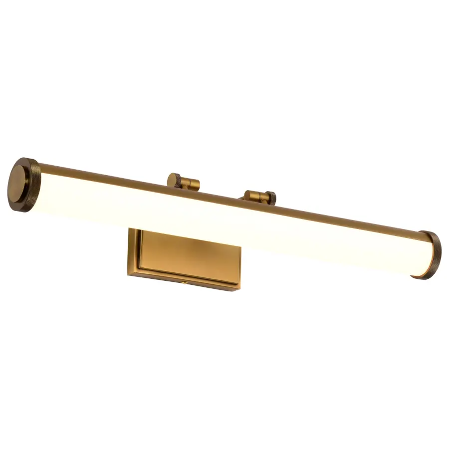 Cora 24" LED Vanity Light - Vintage Brass - Image 4