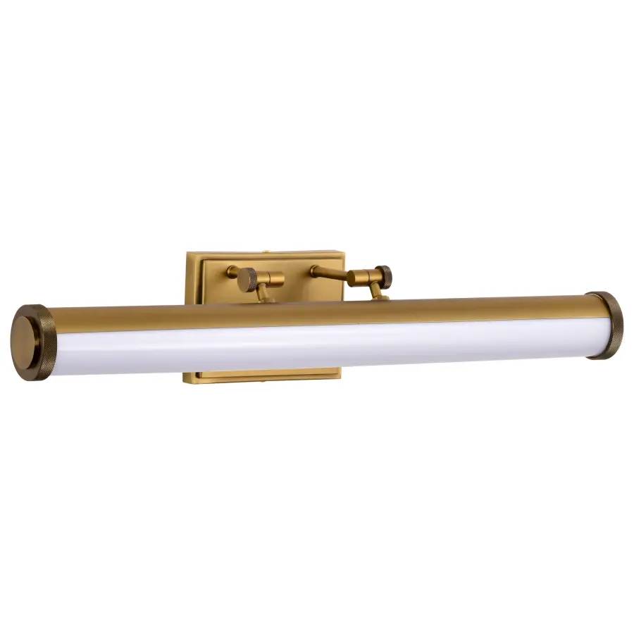 Cora 24" LED Vanity Light - Vintage Brass - Image 5