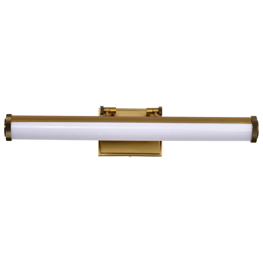 Cora 24" LED Vanity Light - Vintage Brass - Image 7