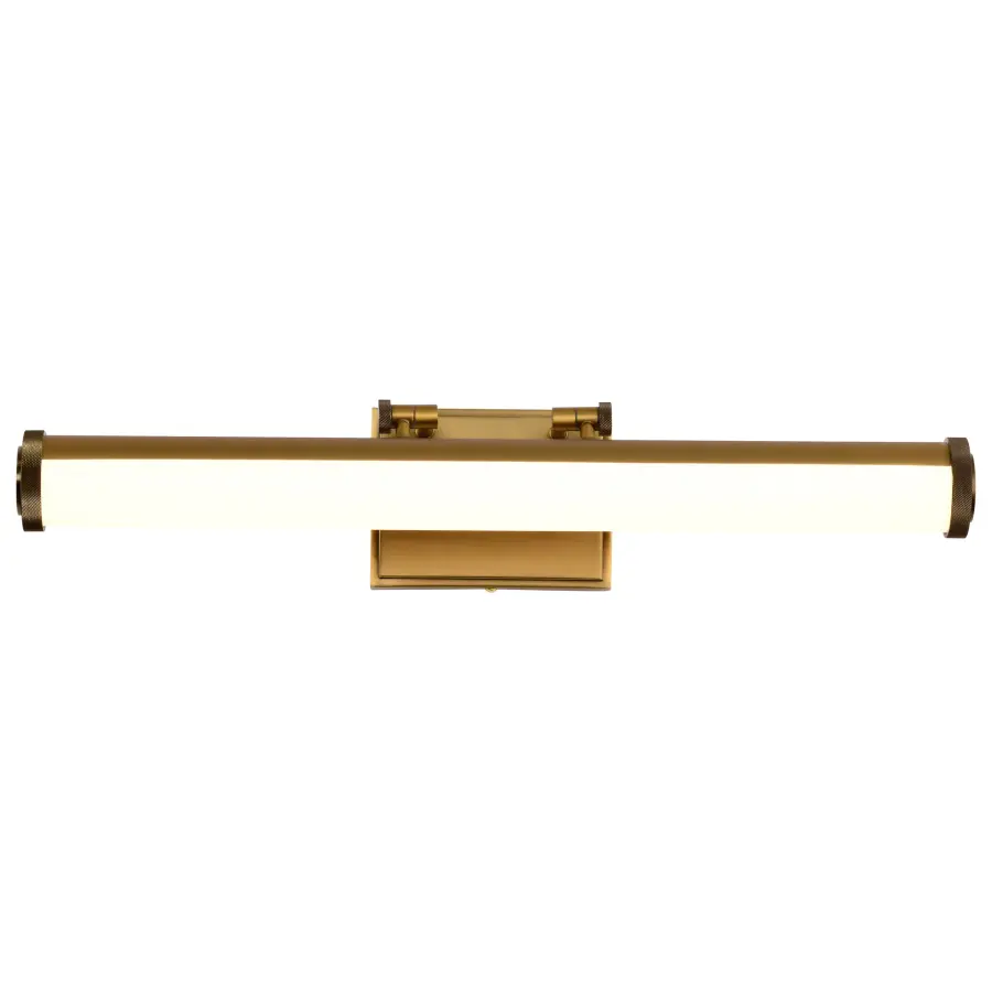 Cora 24" LED Vanity Light - Vintage Brass - Image 8