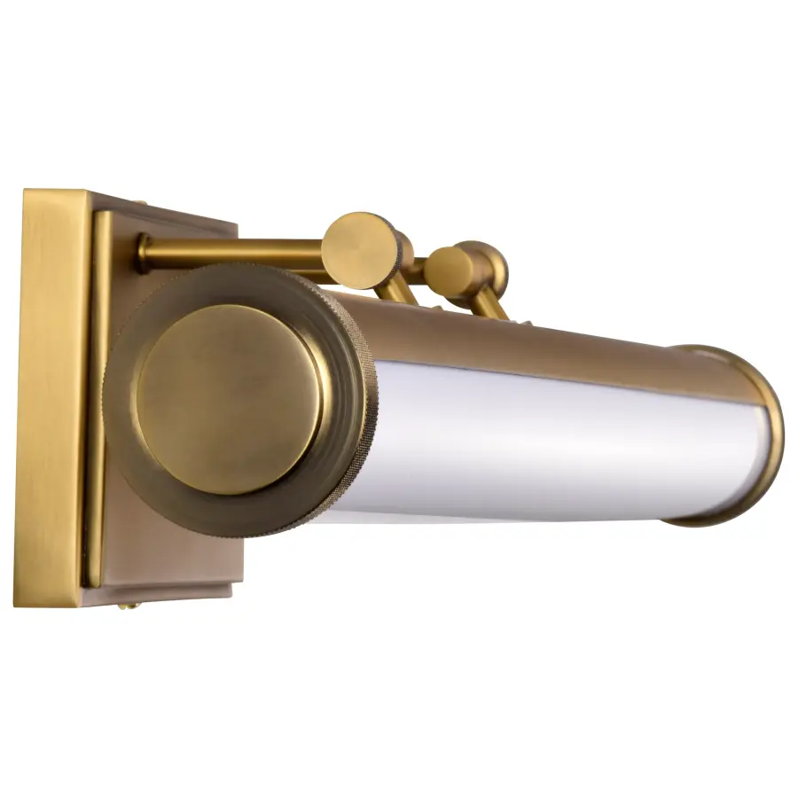 Cora 24" LED Vanity Light - Vintage Brass - Image 9