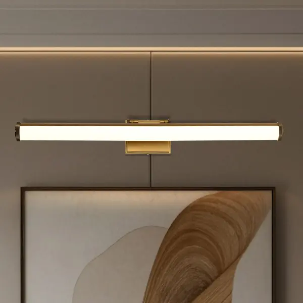 Cora 36" LED Vanity Light - Vintage Brass - Image 18