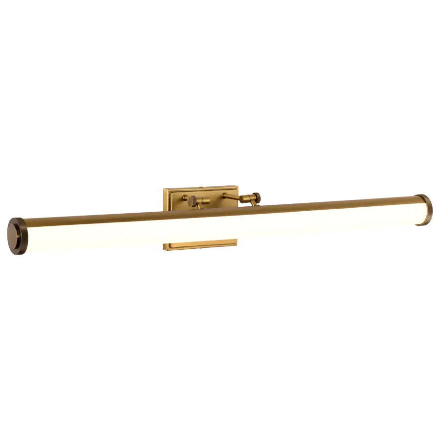 Cora 36" LED Vanity Light - Vintage Brass - Image 6