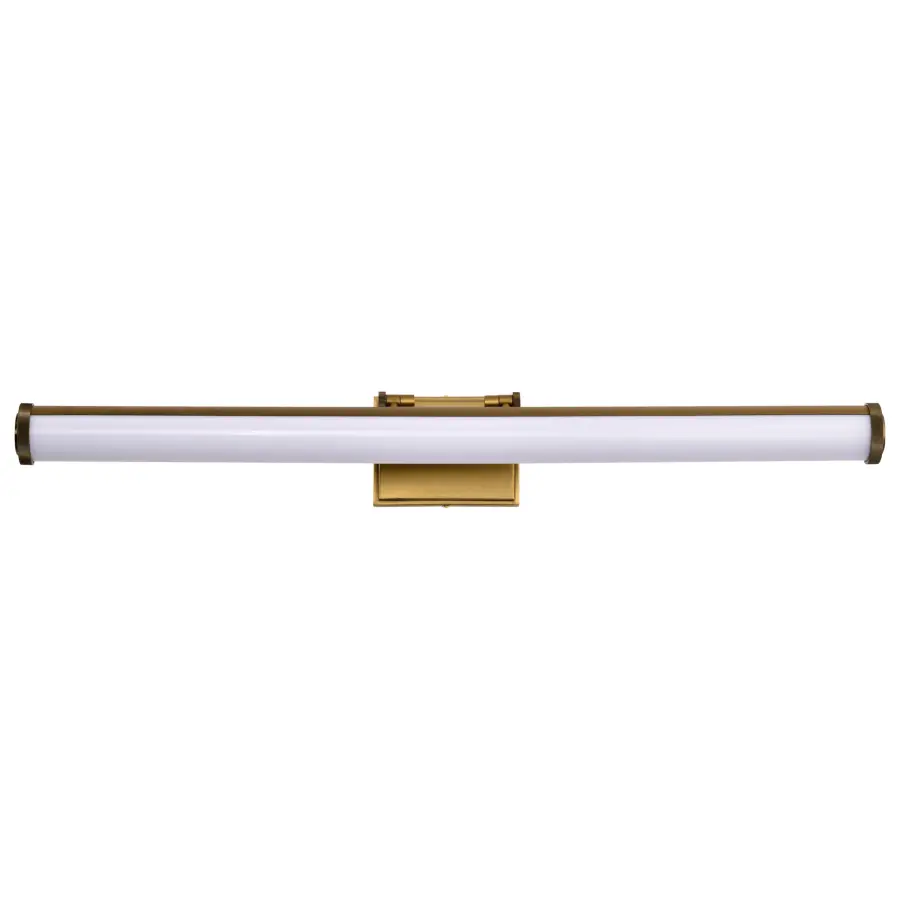 Cora 36" LED Vanity Light - Vintage Brass - Image 7