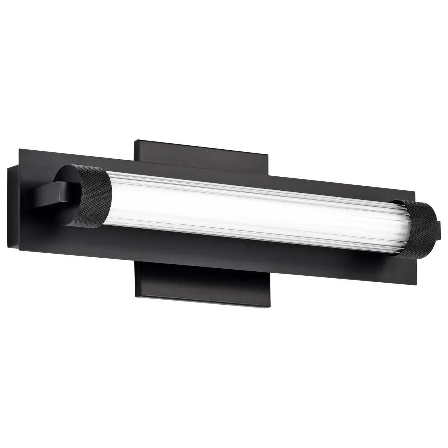 Larissa 14" LED Vanity Light in Black - Image 1