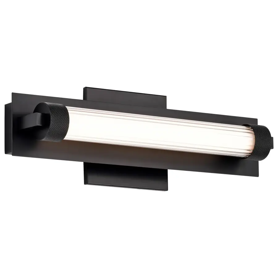 Larissa 14" LED Vanity Light in Black - Image 2