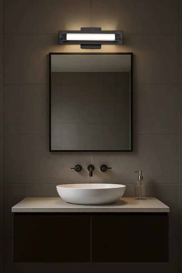 Larissa 14" LED Vanity Light in Black - Image 17