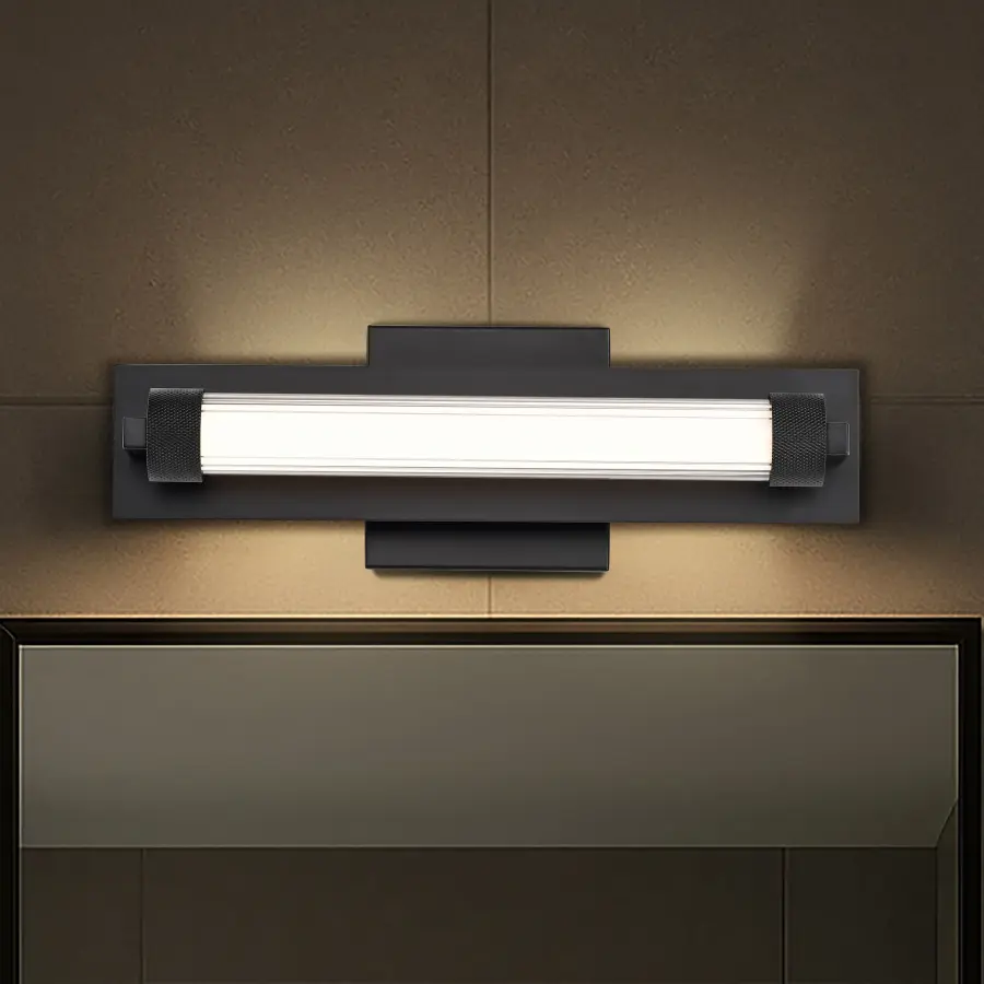 Larissa 14" LED Vanity Light in Black - Image 18
