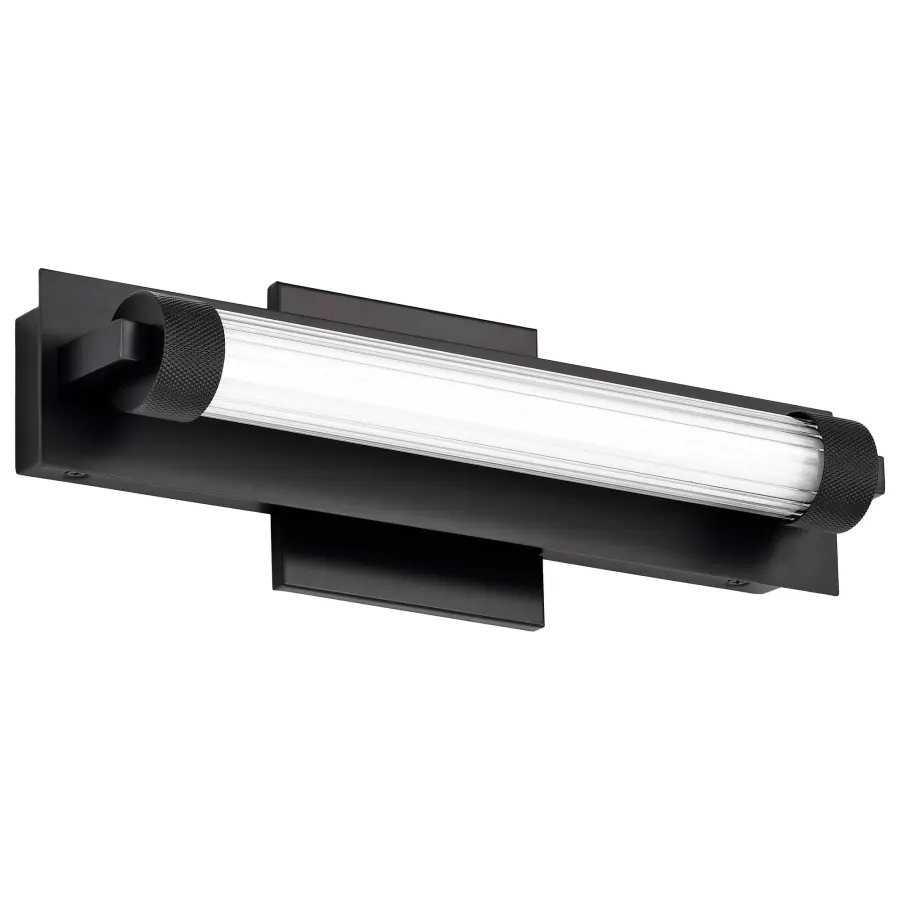 Larissa 14" LED Vanity Light in Black - Image 3