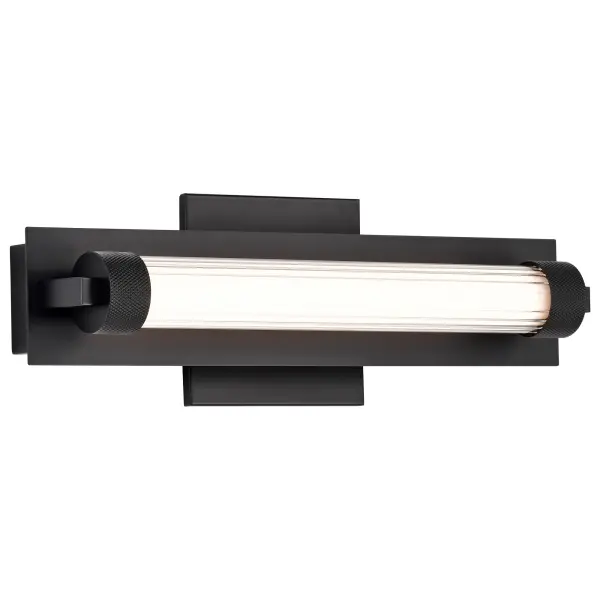 Larissa 14" LED Vanity Light in Black - Image 6