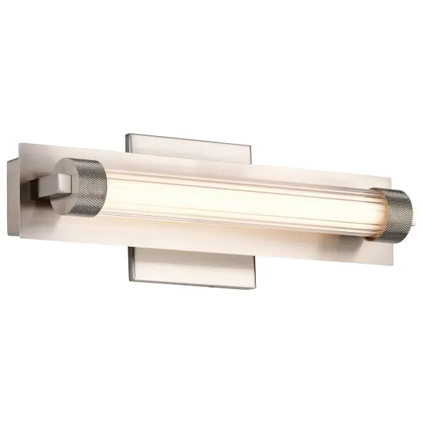 Larissa 14" LED Vanity Light in Brushed Nickel - Image 2