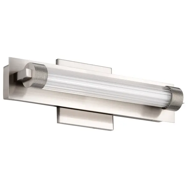 Larissa 14" LED Vanity Light in Brushed Nickel - Image 3