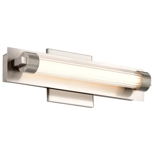 Larissa 14" LED Vanity Light in Brushed Nickel - Image 4
