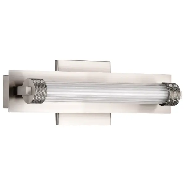 Larissa 14" LED Vanity Light in Brushed Nickel - Image 5