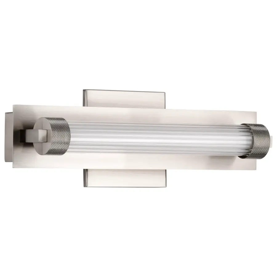 Larissa 14" LED Vanity Light in Brushed Nickel - Image 5