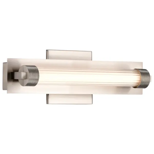 Larissa 14" LED Vanity Light in Brushed Nickel - Image 6
