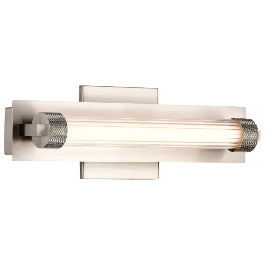 Larissa 14" LED Vanity Light in Brushed Nickel - Image 6