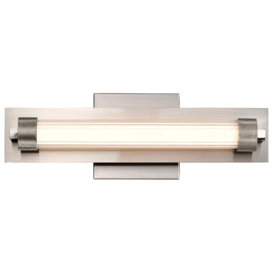 Larissa 14" LED Vanity Light in Brushed Nickel - Image 8