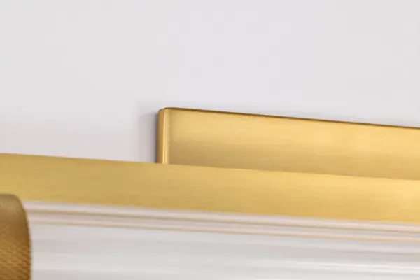 Larissa 14" LED Vanity Light in Vintage Brass - Image 12