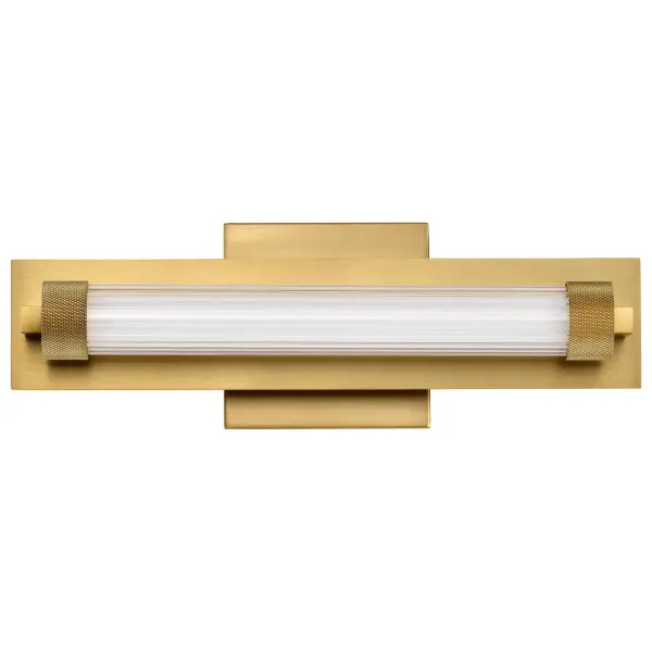 Larissa 14" LED Vanity Light in Vintage Brass - Image 7