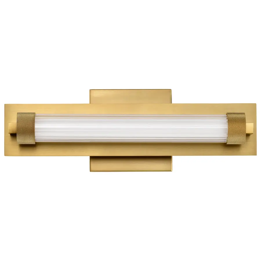 Larissa 14" LED Vanity Light in Vintage Brass - Image 7