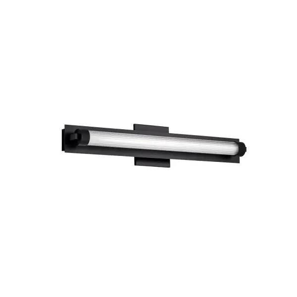Larissa 24" LED Vanity Light in Black - Image 1