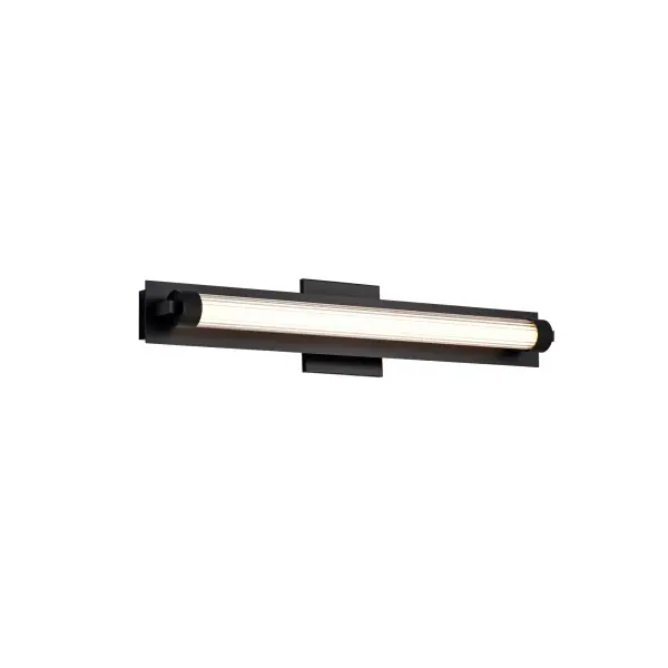 Larissa 24" LED Vanity Light in Black - Image 2