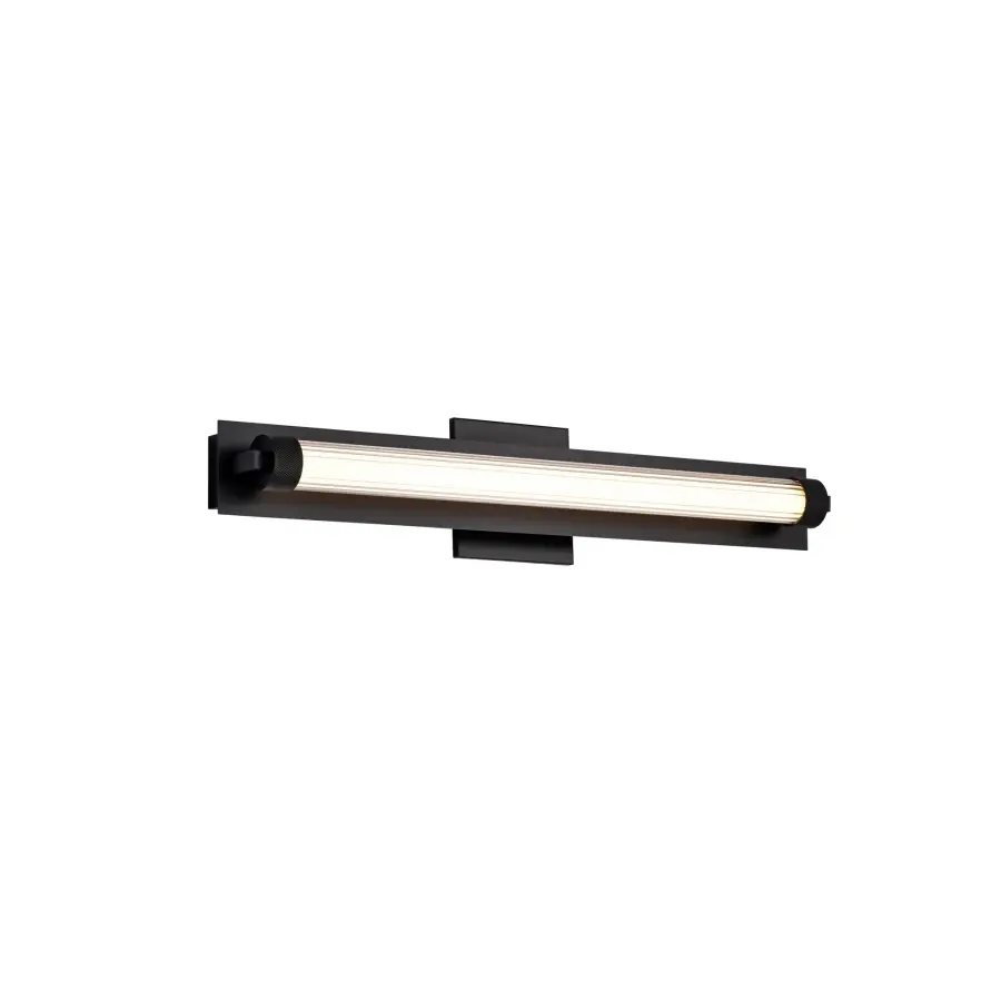 Larissa 24" LED Vanity Light in Black - Image 2