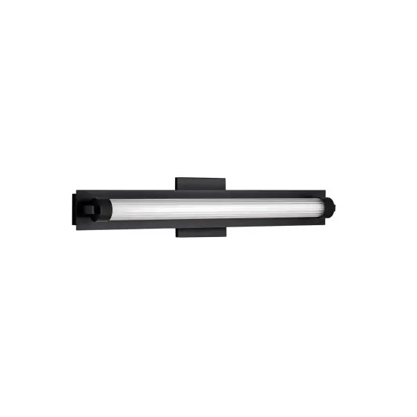 Larissa 24" LED Vanity Light in Black - Image 3