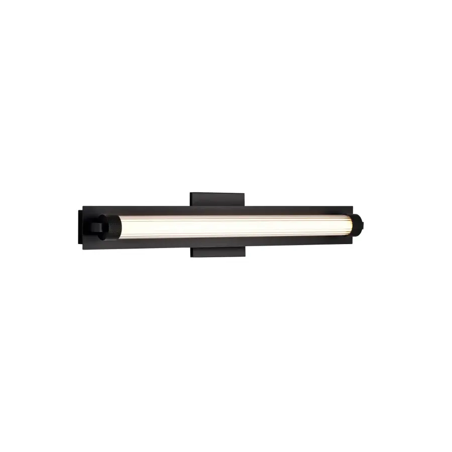 Larissa 24" LED Vanity Light in Black - Image 4