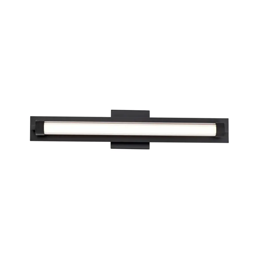 Larissa 24" LED Vanity Light in Black - Image 8