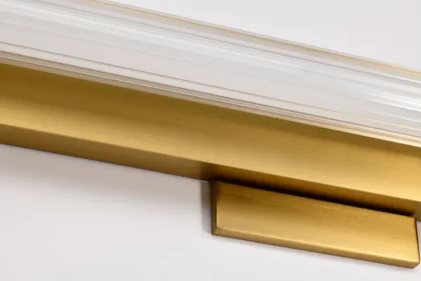 Larissa 24" LED Vanity Light in Vintage Brass - Image 15
