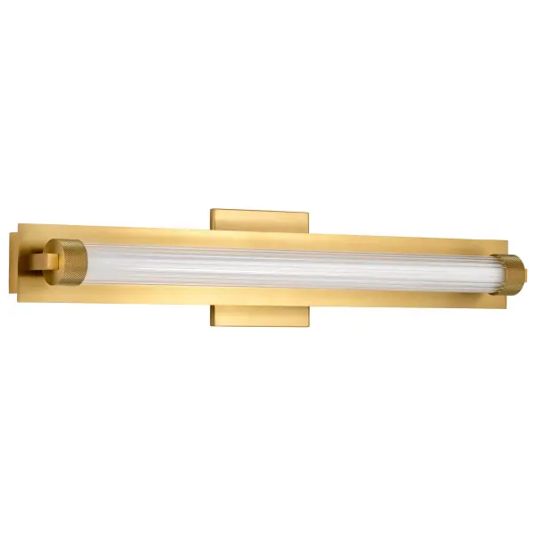 Larissa 24" LED Vanity Light in Vintage Brass - Image 5