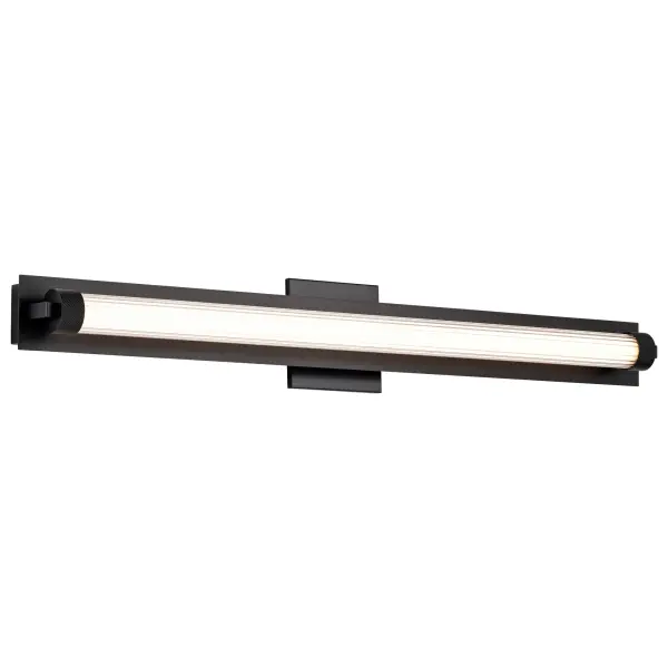 Larissa 32" LED Vanity Light - Matte Black - Image 2