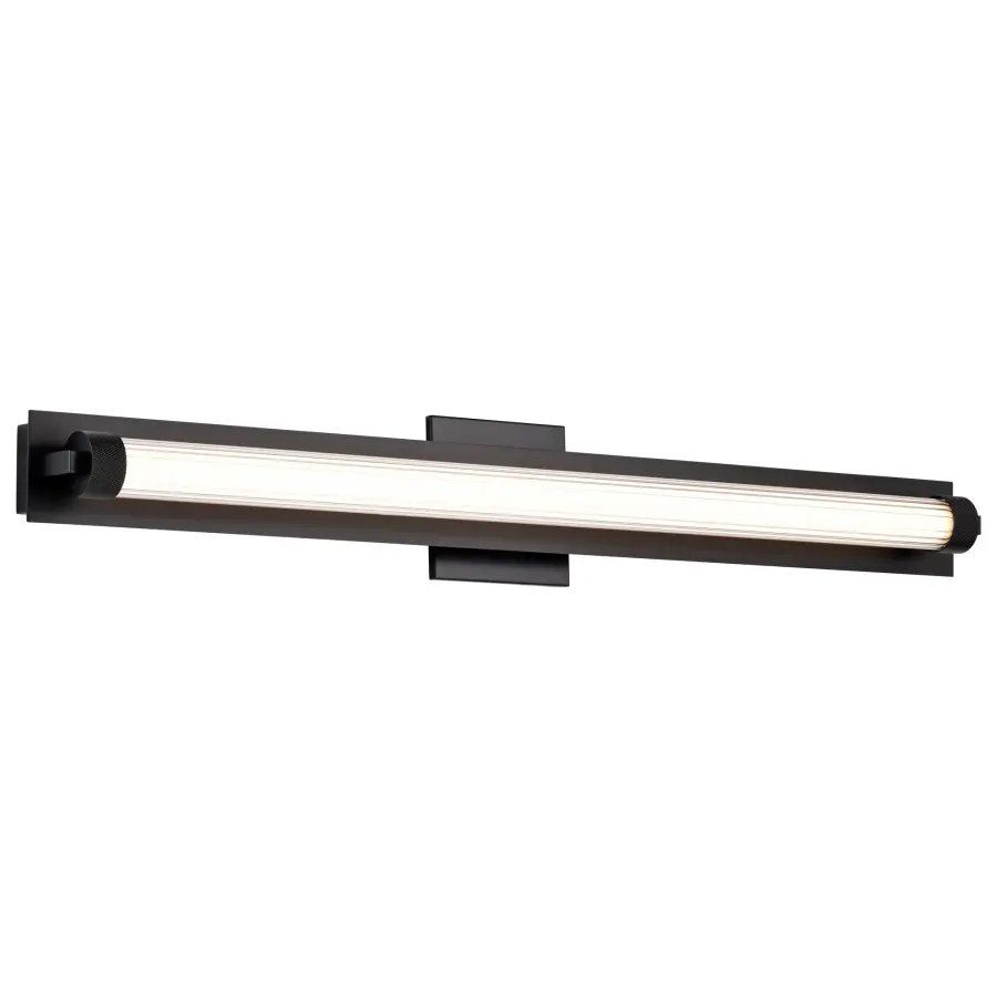 Larissa 32" LED Vanity Light - Matte Black - Image 2