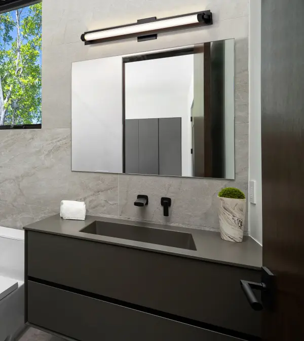 Larissa 32" LED Vanity Light - Matte Black - Image 19