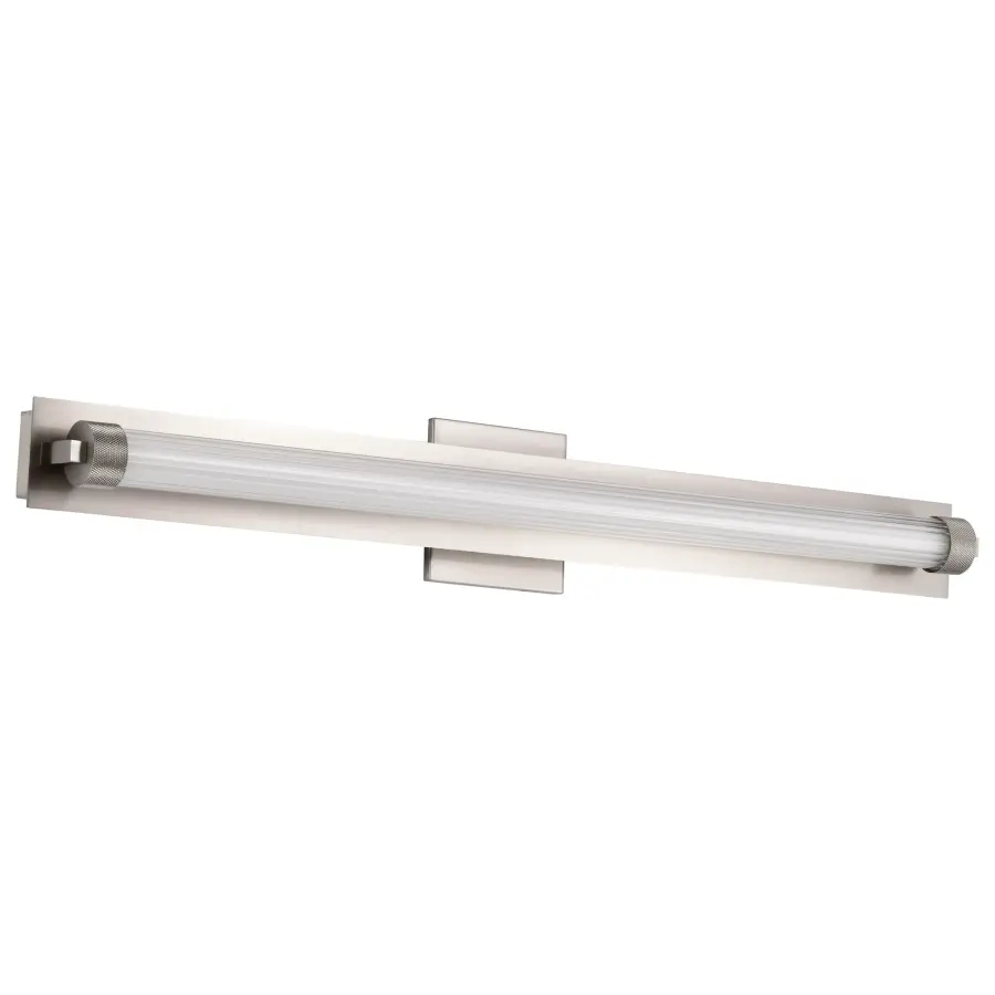 Larissa 32" LED Vanity Light in Brushed Nickel - Image 1