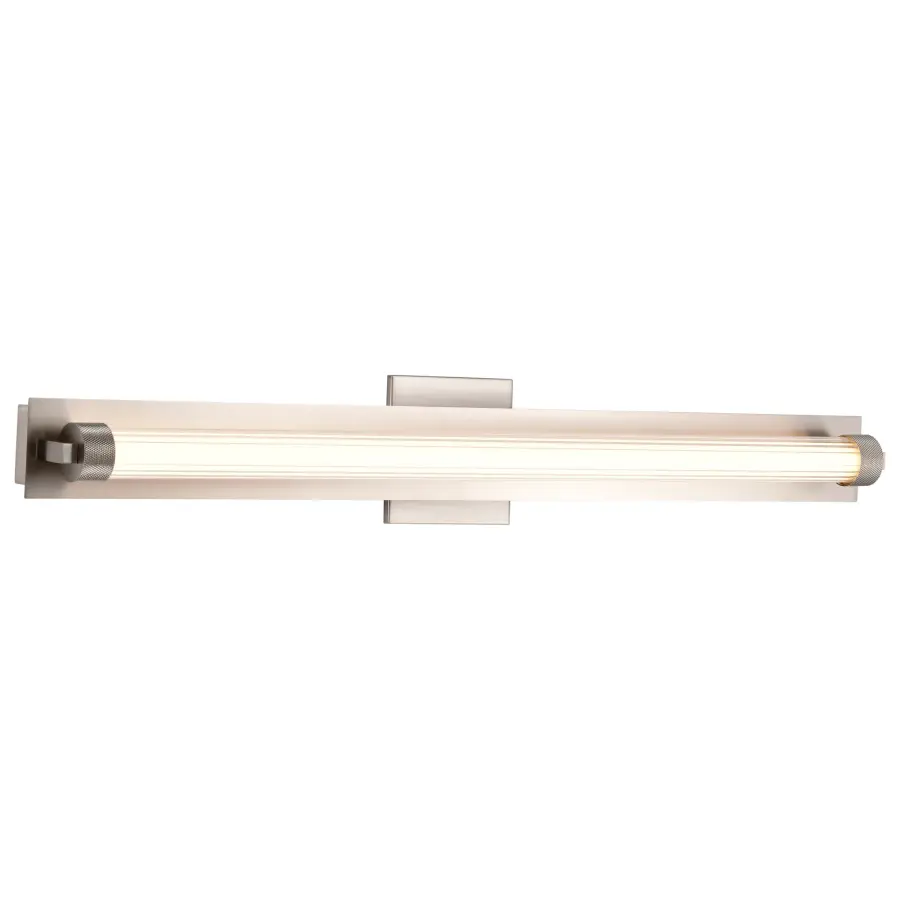 Larissa 32" LED Vanity Light in Brushed Nickel - Image 4