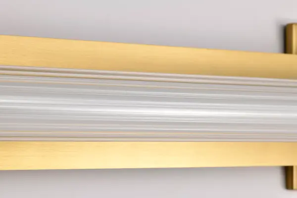 Larissa 32" LED Vanity Light in Vintage Brass - Image 12