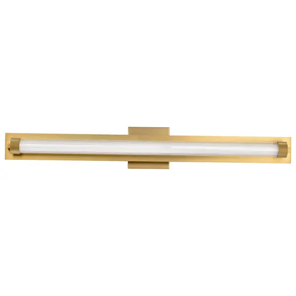 Larissa 32" LED Vanity Light in Vintage Brass - Image 7