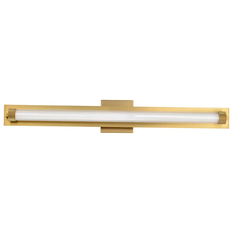 Larissa 32" LED Vanity Light in Vintage Brass - Image 7