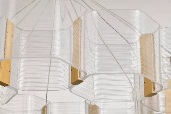 Kenzo LED 12-Light Chandelier in Polished Anodized Bronze - Image 11