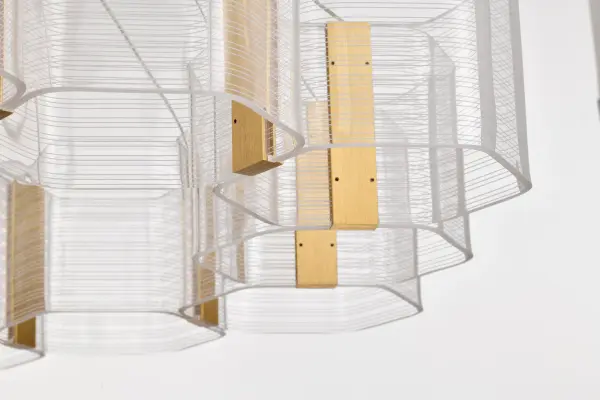 Kenzo LED 12-Light Chandelier in Polished Anodized Bronze - Image 12