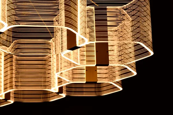 Kenzo LED 12-Light Chandelier in Polished Anodized Bronze - Image 14